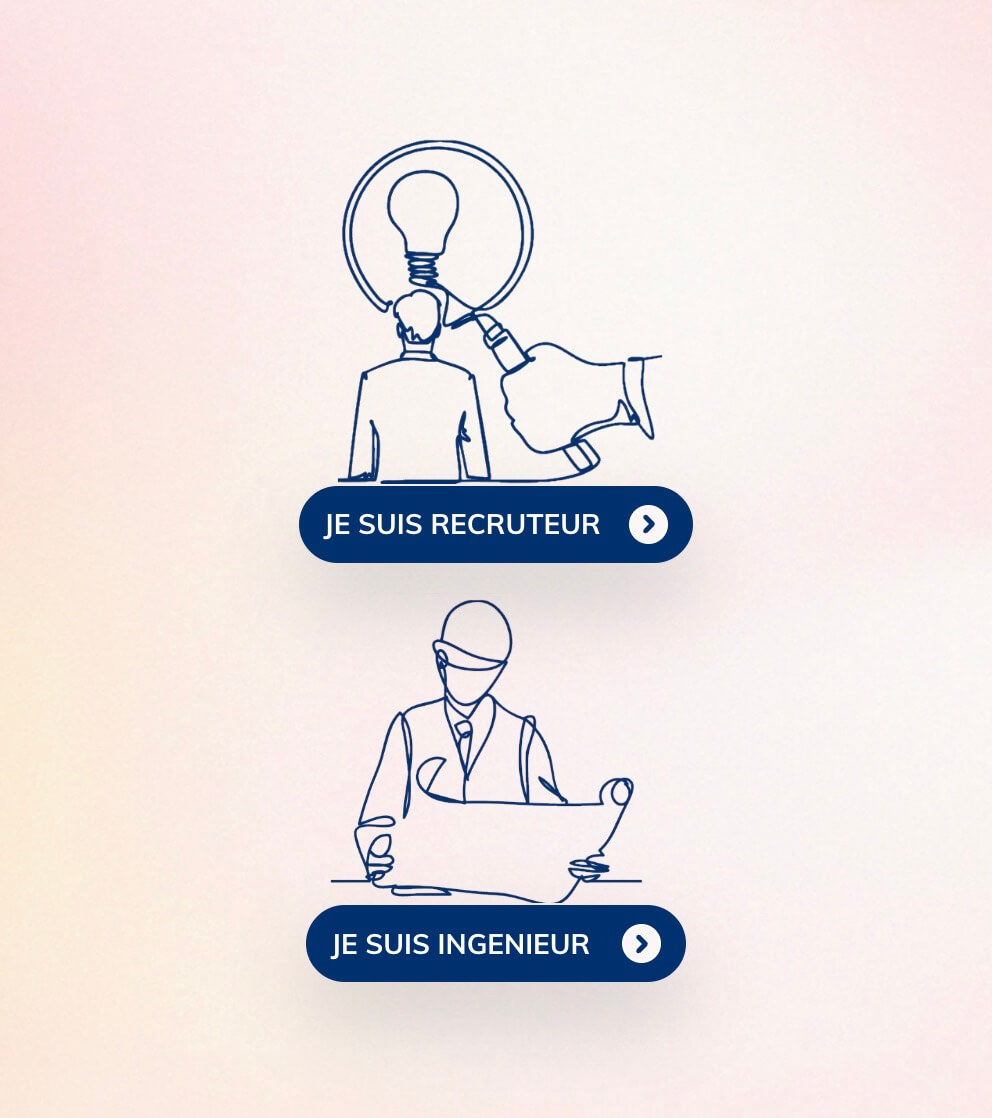 Image of job portal's website get started page